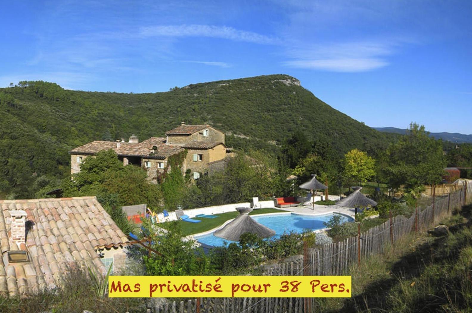 Mas Suejol Villa Anduze Bagian luar foto