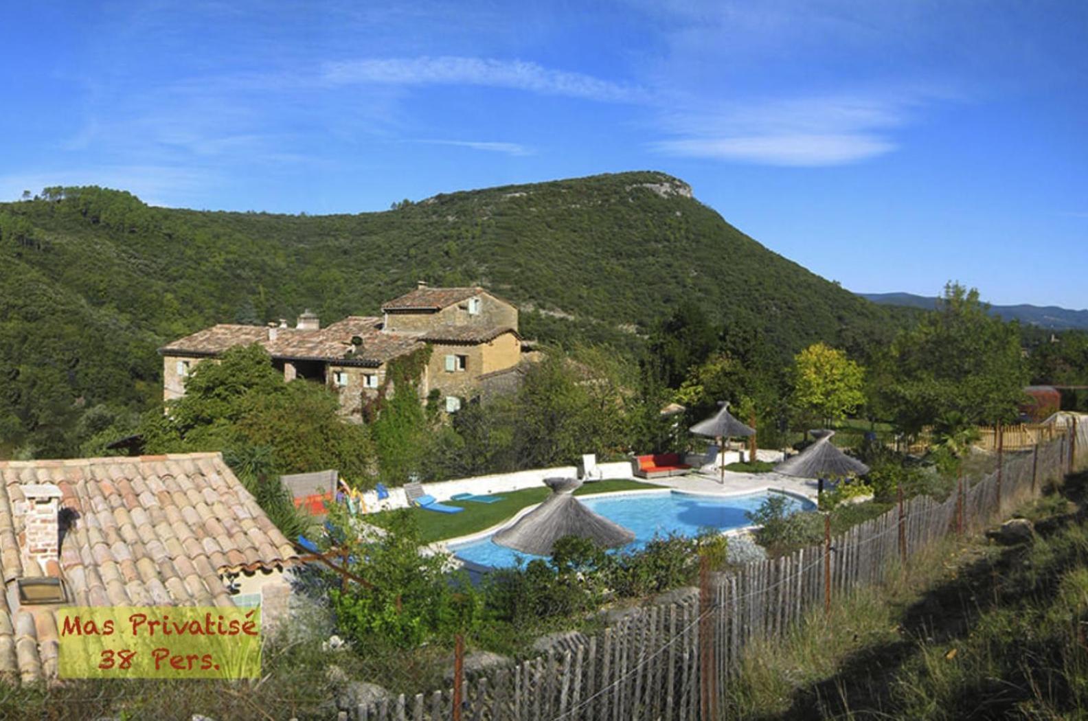 Mas Suejol Villa Anduze Bagian luar foto