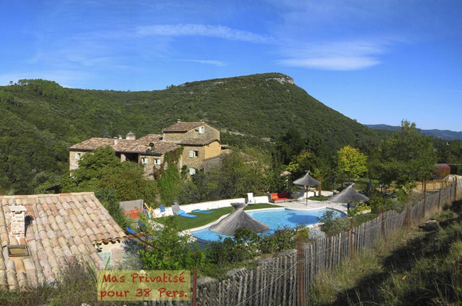 Mas Suejol Villa Anduze Bagian luar foto